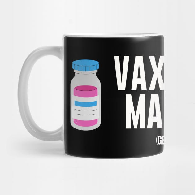 Vaxxed and Masked (Pink Vax) by TJWDraws